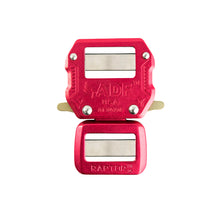 Load image into Gallery viewer, ADF-220-25-DB-RED   RAPTOR™  1.0&quot;  DUAL  ADJUSTER  BAR  BUCKLE  RED