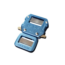 Load image into Gallery viewer, ADF-220-25-DB-BLU    RAPTOR™  1.0&quot;  DUAL  BAR  BUCKLE  BLUE