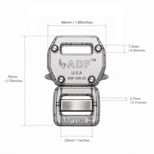 Load image into Gallery viewer, AD-220-25-ODG    RAPTOR™  1.0"  STANDARD  BUCKLE  OD  GREEN