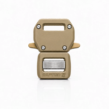 Load image into Gallery viewer, ADF-220-25-LE-CYB-BLANK   RAPTOR™  1.0" LONG EAR BUCKLE  COYOTE  BROWN