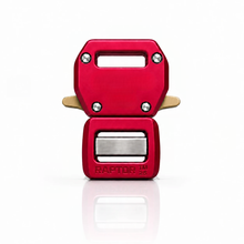 Load image into Gallery viewer, ADF-220-25-LE-RED-BLANK   RAPTOR™  1.0" CUSTOMIZATION  LONG EAR  BUCKLE  RED