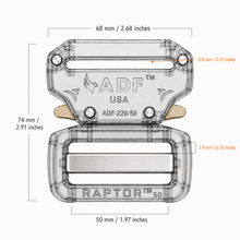 Load image into Gallery viewer, ADF-220-50-CYB   RAPTOR™  2.0" STANDARD BUCKLE COYOTE BROWN