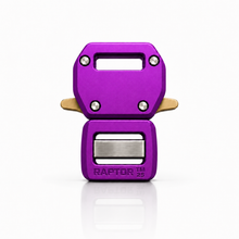 Load image into Gallery viewer, ADF-220-25-PUR-LE-BLANK     RAPTOR™  1.0" CUSTOMIZATION  LONG EAR  BUCKLE  PURPLE