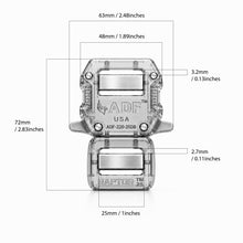画像をギャラリービューアに読み込む, ADF-220-25-DB-ODG RAPTOR™ 1.0インチ デュアルアジャスターバーバックル OD グリーン