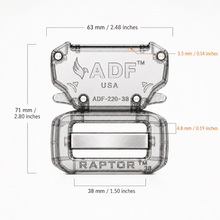 Load image into Gallery viewer, ADF-220-38-WHT   RAPTOR™  1.5"  STANDARD BUCKLE WHITE