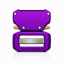 Load image into Gallery viewer, ADF-220-38-PUR-BLANK   RAPTOR™  1.5"  CUSOTMIZATION BUCKLE PURPLE