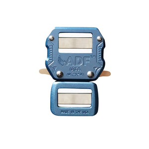ADF-220-25-DB-BLU    RAPTOR™  1.0"  DUAL  BAR  BUCKLE  BLUE