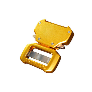 ADF-220-38-GLD-BLANK   RAPTOR™  1.5"  CUSTOMIZATION BUCKLE GOLD