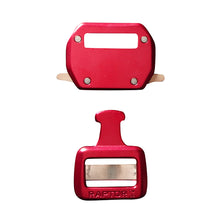 Load image into Gallery viewer, ADF-220-25-LE-RED-BLANK   RAPTOR™  1.0&quot; CUSTOMIZATION  LONG EAR  BUCKLE  RED