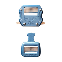 Load image into Gallery viewer, ADF-220-25-DB-BLU    RAPTOR™  1.0&quot;  DUAL  BAR  BUCKLE  BLUE
